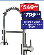 Kitchen Mixer Spring Pull Down