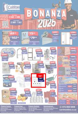 K Carrim Builders Mecca : Bonanza 2025 (22 May - 02 June 2025), page 1