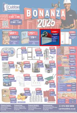 K Carrim Builders Mecca : Bonanza 2025 (22 May - 02 June 2025), page 1