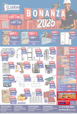 K Carrim Builders Mecca : Bonanza 2025 (22 May - 02 June 2025), page 1