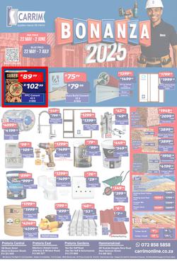K Carrim Builders Mecca : Bonanza 2025 (22 May - 02 June 2025), page 1