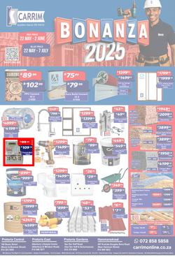 K Carrim Builders Mecca : Bonanza 2025 (22 May - 02 June 2025), page 1