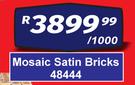Mosaic Satin Bricks 48444-Per 1000