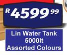 Lin 5000L Water Tank