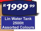 Lin 2500L Water Tank