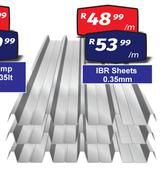 IBR Sheets 0.35mm-Per m