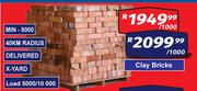 Clay Bricks-Per 1000