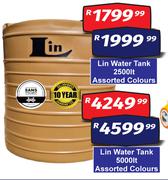 Lin 2500L Water Tank