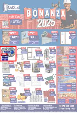 K Carrim Builders Mecca : Bonanza 2025 (22 May - 07 July 2025), page 1