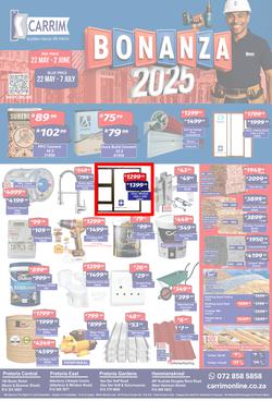 K Carrim Builders Mecca : Bonanza 2025 (22 May - 07 July 2025), page 1