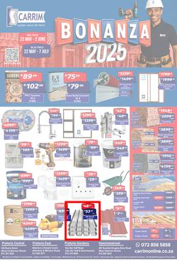 K Carrim Builders Mecca : Bonanza 2025 (22 May - 07 July 2025), page 1