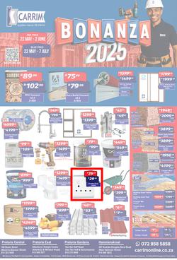 K Carrim Builders Mecca : Bonanza 2025 (22 May - 07 July 2025), page 1