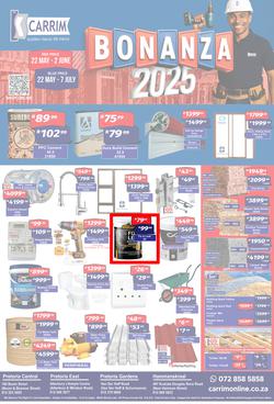 K Carrim Builders Mecca : Bonanza 2025 (22 May - 07 July 2025), page 1