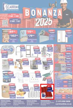 K Carrim Builders Mecca : Bonanza 2025 (22 May - 07 July 2025), page 1