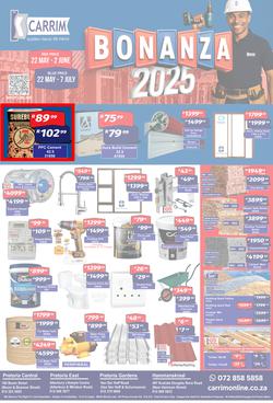 K Carrim Builders Mecca : Bonanza 2025 (22 May - 07 July 2025), page 1