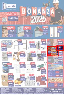 K Carrim Builders Mecca : Bonanza 2025 (22 May - 07 July 2025), page 1