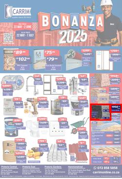 K Carrim Builders Mecca : Bonanza 2025 (22 May - 07 July 2025), page 1