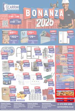 K Carrim Builders Mecca : Bonanza 2025 (22 May - 07 July 2025), page 1