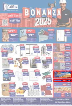 K Carrim Builders Mecca : Bonanza 2025 (22 May - 07 July 2025), page 1