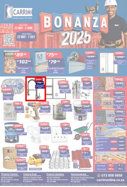 K Carrim Builders Mecca : Bonanza 2025 (22 May - 07 July 2025), page 1