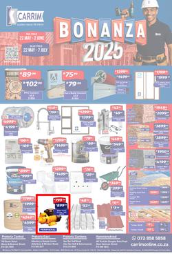 K Carrim Builders Mecca : Bonanza 2025 (22 May - 07 July 2025), page 1