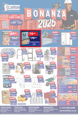 K Carrim Builders Mecca : Bonanza 2025 (22 May - 07 July 2025), page 1