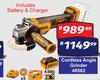 Cordless Angle Grinder