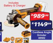 Cordless Angle Grinder