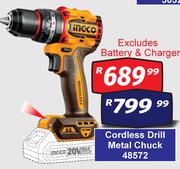 Cordless Drill Metal Chuck