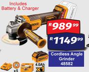Ingco Cordless Angle Grinder 48582