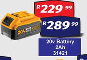 20V Battery 2 Ah 31421