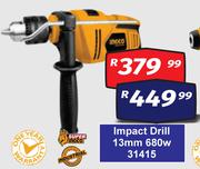 Ingco Impact Drill 13mm 680W 31415