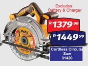 Ingco Cordless Circular Saw 31420