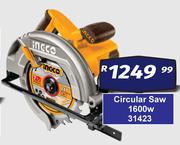 Ingco Circular Saw 1600W 31423