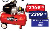 Mat Air Air Compressor 50L 48577