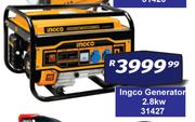 Ingco Generator 2.8Kw 31427