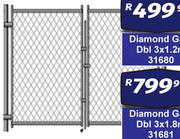 Diamond Gate Dbl 3 x 1.2m 31680