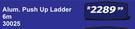 Alum Push Up Ladder 6m 30025