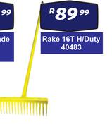 Rake 16T H/Duty 40483