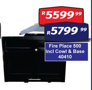 Fire Place 500 Incl Cowl & Base 40410