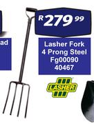 Lasher Fork 4 Prong Steel FG0090 40467