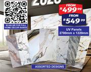UV Panels-2700mm X 1220mm