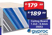 Gyproc Ceiling Board 1.2 x 3-6.4mm