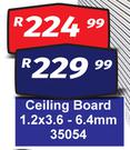 Gyproc Ceiling Board 1.2 x 3.6 6.4mm 35054