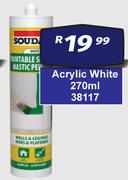 Soudal Acrylic White 38117-270ml