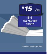 Cornice BR7 75 x 75 x 105 39367-Per m