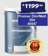 Promac Dim/Matt 48547-20L