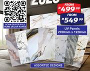 UV Panels 2700mm x 1220mm