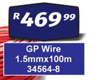 GP Wire 1.5mm x 100m 34564-8