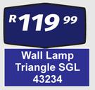 Wall Lamp Triangle SGL 43234